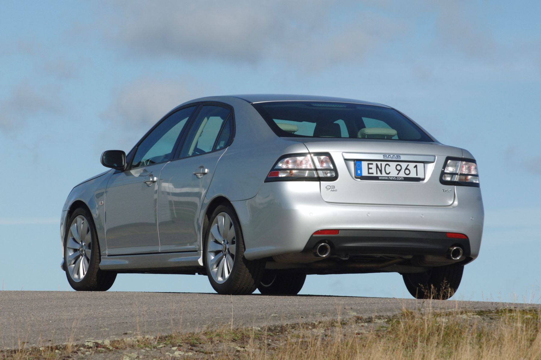 Saab 9-3 Aero rear side